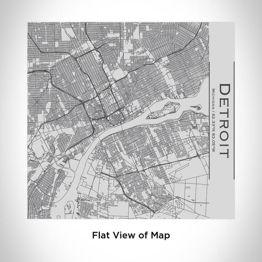 Detroit - Michigan Map Tumbler
